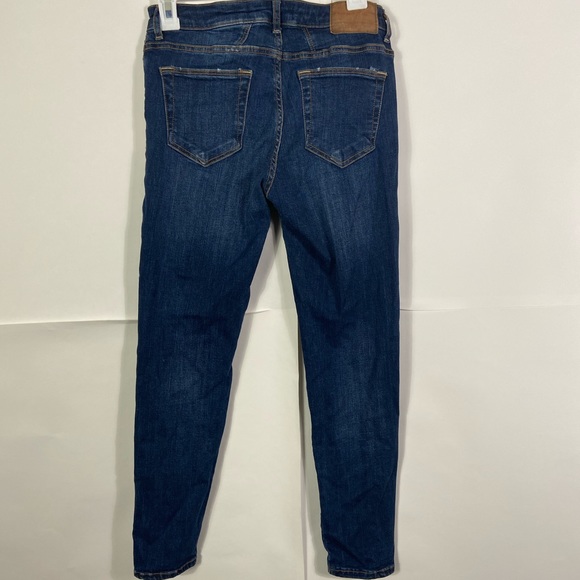 Zara Women’s Jeans Z1975 Basic Denim Capri 4 - Picture 6 of 7